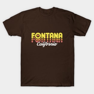 Retro Fontana California T-Shirt